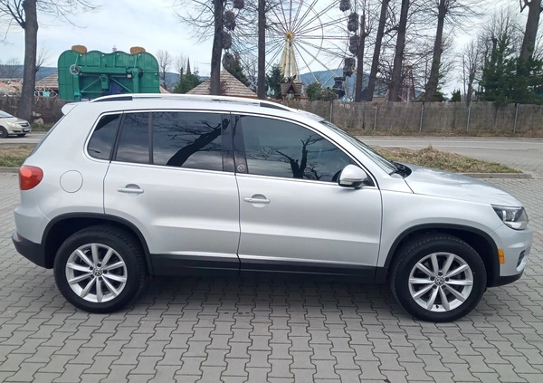 Volkswagen Tiguan cena 67989 przebieg: 166000, rok produkcji 2017 z Kraków małe 254